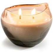 Glisten+Glass 2-Wick Candle - Gallo, Grey - Slate 505011A-CL View 2