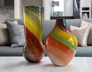 Bulb Vase - Rainbow Twist 26591B View 3