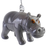 Glassdelights Ornament Hippopotamus 26814 View 3