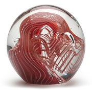 Large Paperweight - Coral Ribbons 91117 View 3