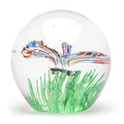 Small Paperweight - Butterfly Rainbow Glow 95278 View 3