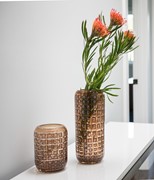 Cubic Tall Vase - Espresso 503004B View 3