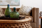 Morocco Oval Vase - Blue/Green 504005B View 3