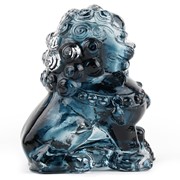 Foo Dog, Indigo Blue 25452B View 3