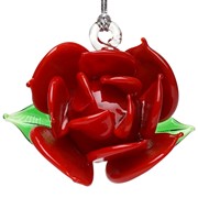 Glassdelights Ornament - Red Rose 26921 View 3
