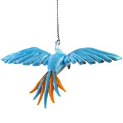 Glassdelights Ornament Flying Macaw - Blue/Gold 26953 View 3
