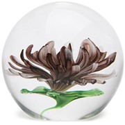 Medium Paperweight - Chrysanthemum Purple Glow 86124PR View 3
