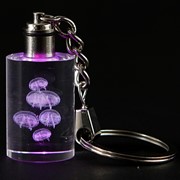 Crystal Keychain - Moon Jelly, Multicolor LED 51904M View 3