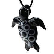 Sea Turtle Pendant - Black/White 83404BW View 3