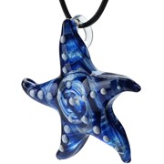 Starfish Pendant - Blue Glow 83403B View 3