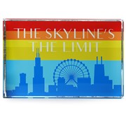 Deskpop Crystal Paperweight - Chicago Skyline 51106CHI View 3