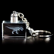 Crystal Keychain - T-Rex Blue LED 51914TR View 3