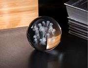 Crystal Paperweight - Sea Nettle Jellyfish 51401SJY View 3