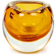 Geometrix Bowl - Triangle Amber 26737A View 3
