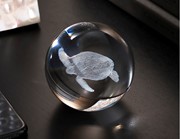 Crystal Paperweight - Sea Turtle 51402ST View 3