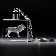 Crystal Keychain - Lion 51915LN View 3