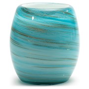 Glisten + Glass Candle Blue Gold Shimmer 28208BG-CL View 3