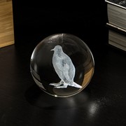 Crystal Paperweight - Penguin 51402PG View 3