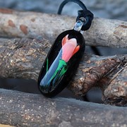 Floral Pendant - Tulip, Orange 83305OR View 4