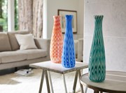 Chevron Bottle Royal Blue Vase 26706A View 4