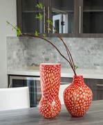 Mod Rings Acorn Vase - Blood Orange 26720B View 4