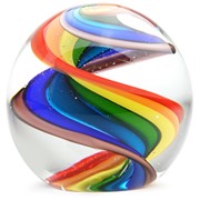 Large Paperweight - Marble Rainbow 91198 View 4