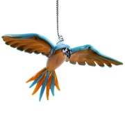 Glassdelights Ornament Flying Macaw - Blue/Gold 26953 View 4