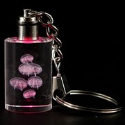 Crystal Keychain - Moon Jelly, Multicolor LED 51904M View 4