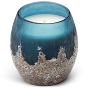 Glisten + Glass Candle Blue Sandstone 28211B-CL View 4