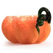 Glisten + Glass Pumpkin Candle - Pumpkin Caramel Crunch 26713A-CL View 4