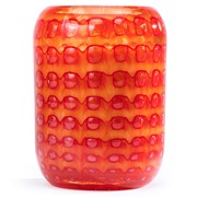 Glisten+Glass Cubic Beehive, Coral - Blood Orange 503005A-CL View 4