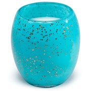 Glisten + Glass Candle - Baby Blue Gold 28215B-CL View 4
