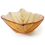 Small Leaf Bowl - Amber 503012A View 5