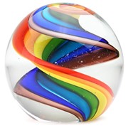 Large Paperweight - Marble Rainbow 91198 View 5