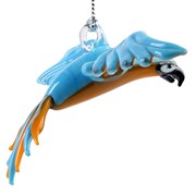 Glassdelights Ornament Flying Macaw - Blue/Gold 26953 View 5
