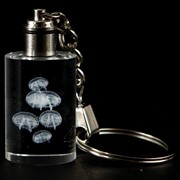 Crystal Keychain - Moon Jelly, Multicolor LED 51904M View 5