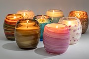 Glisten+Glass Glisten + Glass Candle Abalone Blue Shimmer 28206AB-CL View 5