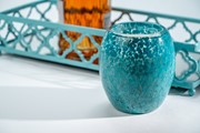 Glisten + Glass Candle - Larimar Blue 28206LM-CL View 5