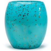 Glisten + Glass Candle - Baby Blue Gold 28215B-CL View 5