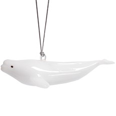Glassdelights Ornament - Beluga Whale