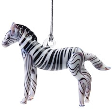 Glassdelights Ornament Zebra