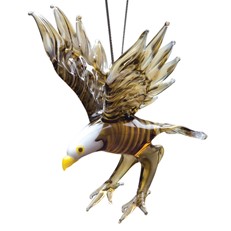 Glassdelights Ornament Bald Eagle