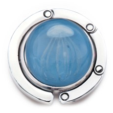 Jellyfish Purse Holder - White/Blue Glow