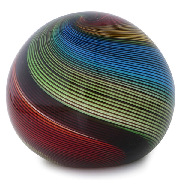 Large Paperweight - Rainbow Twist