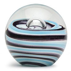 Large Paperweight - Blueberry Twist Glow