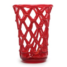 Weave Vase - Red