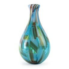 Blue Gelatin Vase