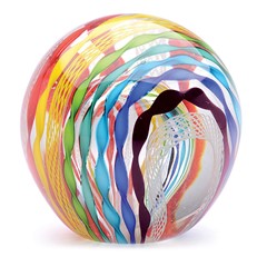 Large Canework Paperweight - Rainbow