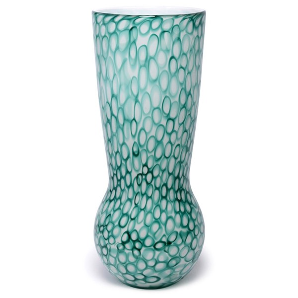 Mod Rings Bulb Vase - Blue Teal