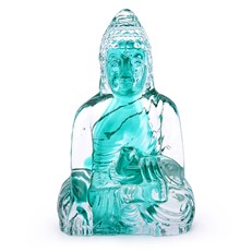 Guanyin (Female Buddha) - Teal Vapor